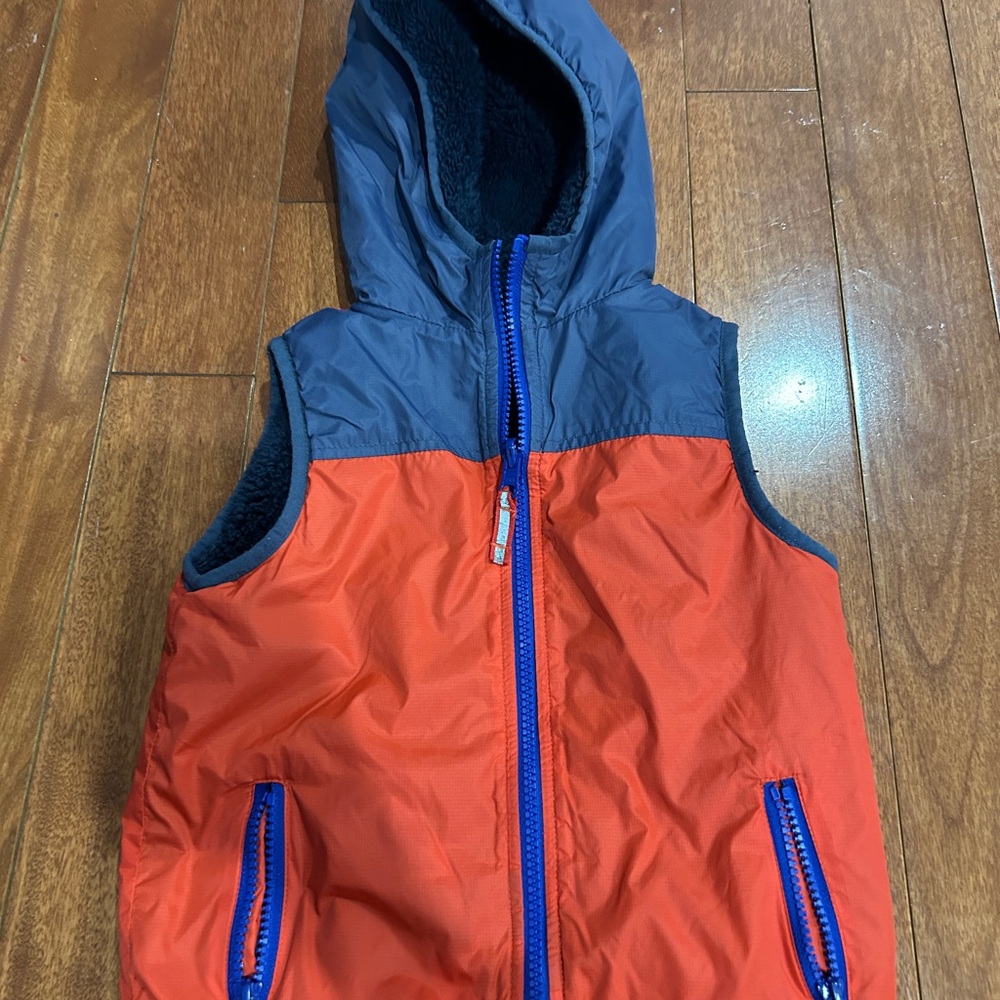 Mini Boden Navy and Red Vest